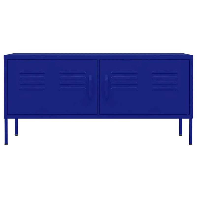 TV Cabinet Navy Blue 105x35x50 cm Steel