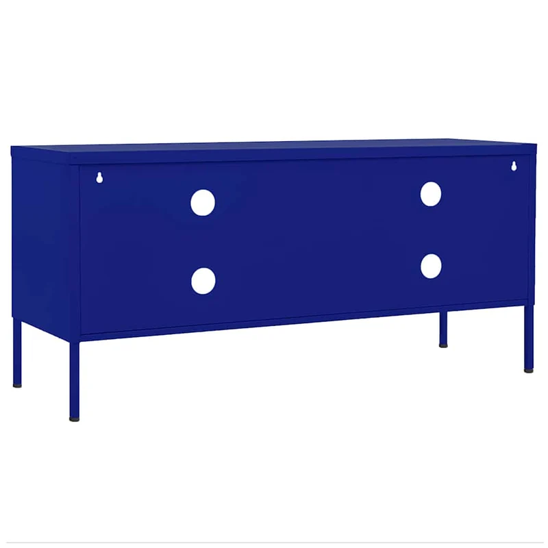 TV Cabinet Navy Blue 105x35x50 cm Steel
