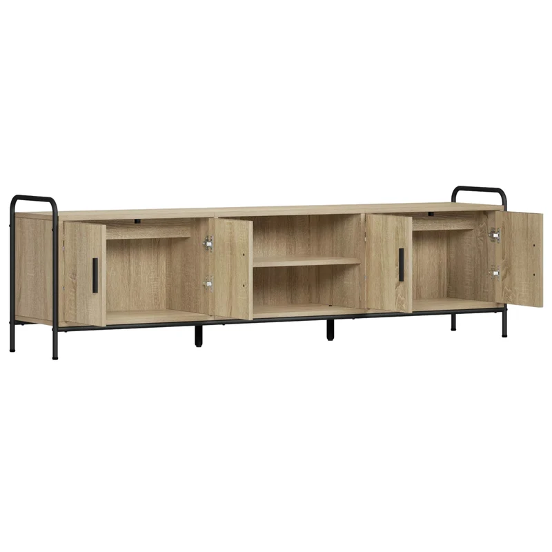 TV Cabinet 167.5 x 33 x 50 cm Sonoma Oak Engineered Wood