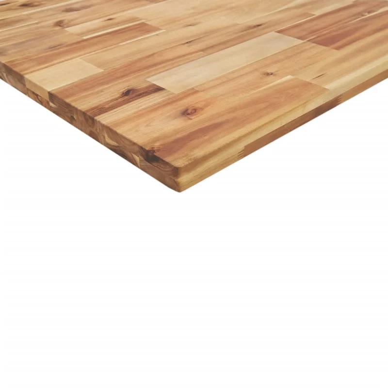Table Top 100x40x4 cm Rectangular Solid Wood Acacia