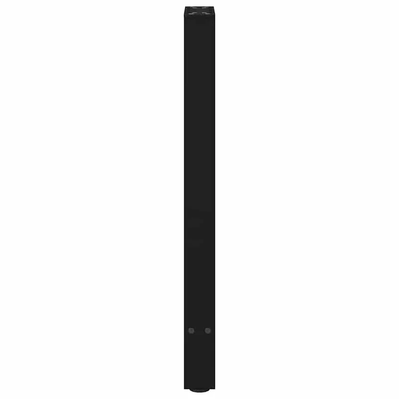 Console Table Legs Black 2 pcs 28x(72-73) cm Steel