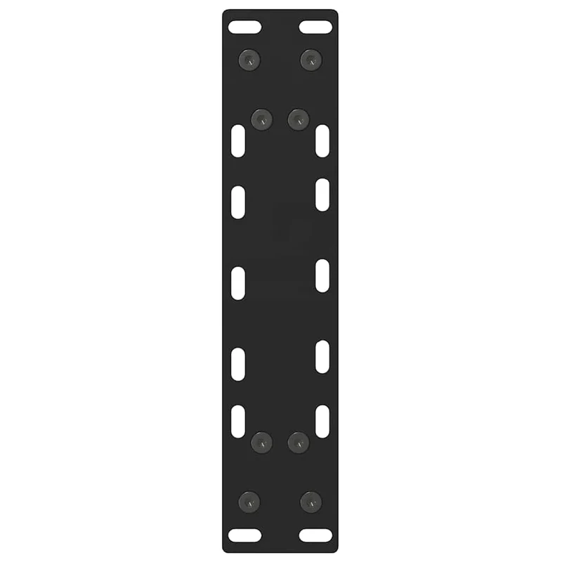 Console Table Legs Black 2 pcs 28x(72-73) cm Steel