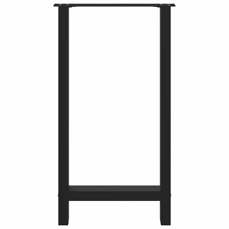 Bar Table Legs Black 2 pcs 50x(90-91) cm Steel