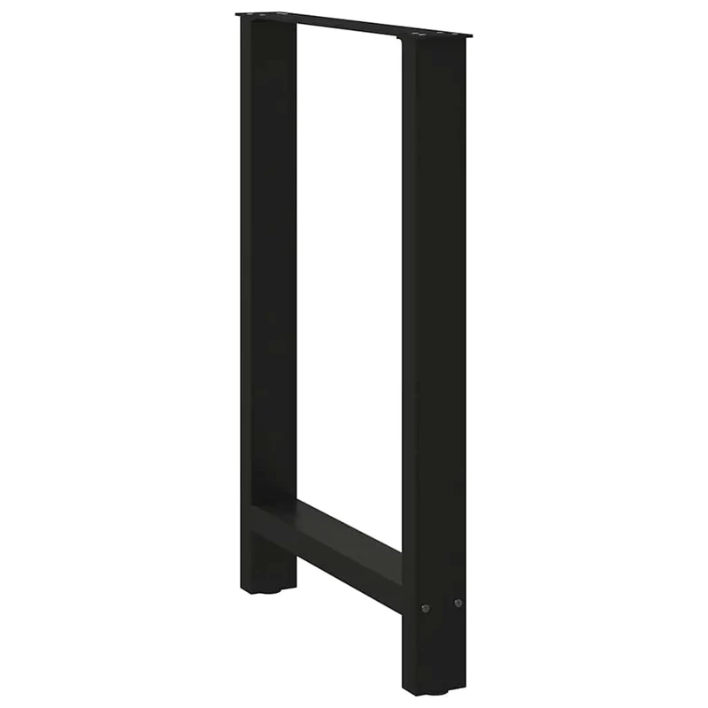 Bar Table Legs Black 2 pcs 60x(90-91) cm Steel