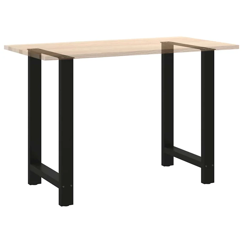 Bar Table Legs Black 2 pcs 60x(90-91) cm Steel