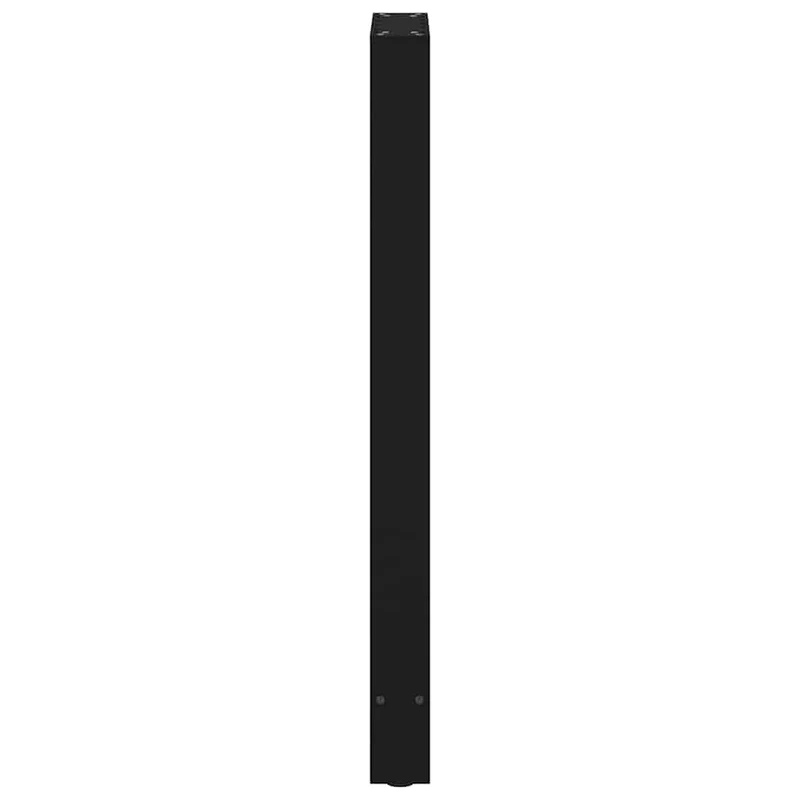 Bar Table Legs Black 2 pcs 50x(100-101) cm Steel