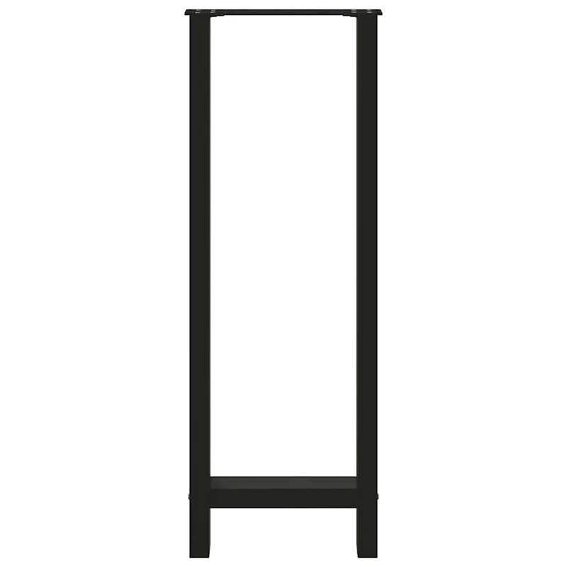 Bar Table Legs Black 2 pcs 40x(110-111) cm Steel