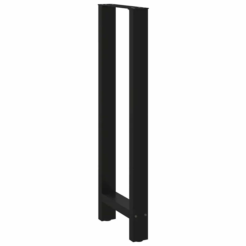 Bar Table Legs Black 2 pcs 50x(110-111) cm Steel