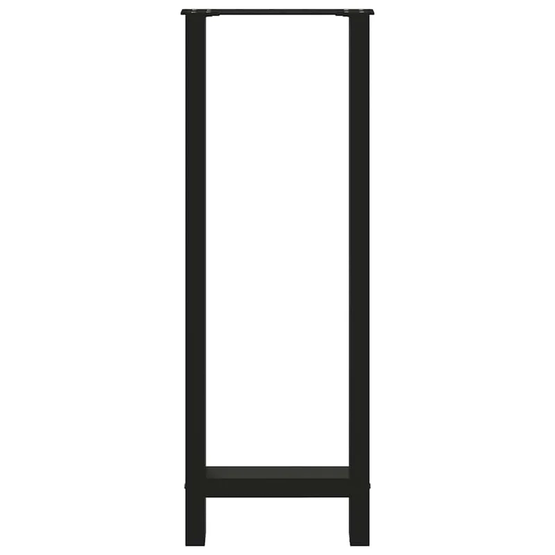 Bar Table Legs Black 2 pcs 50x(110-111) cm Steel