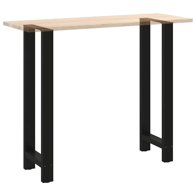 Bar Table Legs Black 2 pcs 50x(110-111) cm Steel