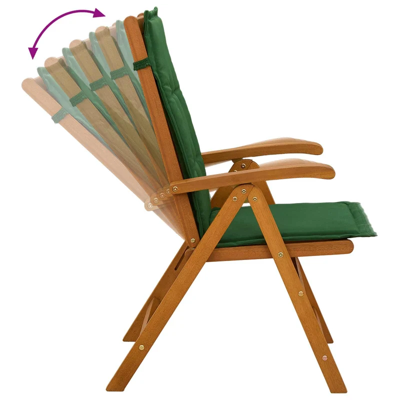 Garden Dining Set Natural Solid Acacia Wood
