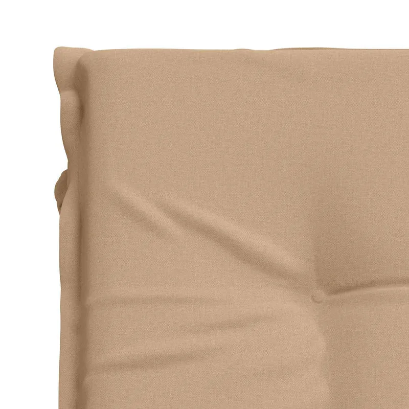 Sunlounger Cushion GEMERT 100% Polyester Sand 190 x 70 x 9 cm