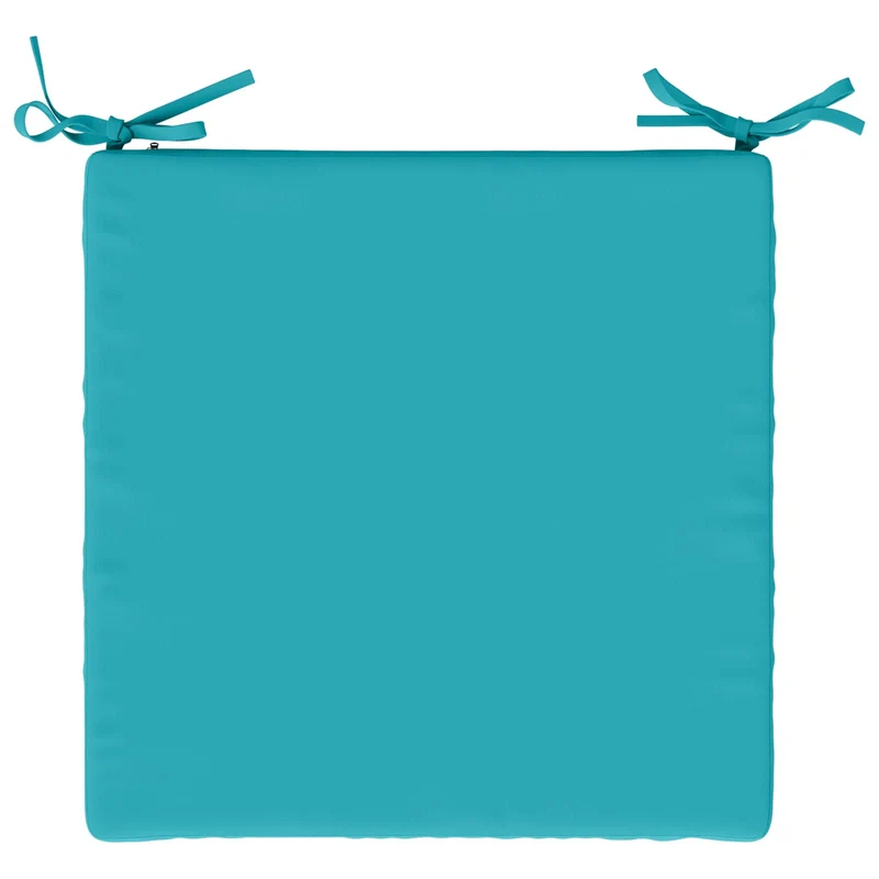 Seat Cushions SOEST 4 pcs 100% Polyester Turquoise