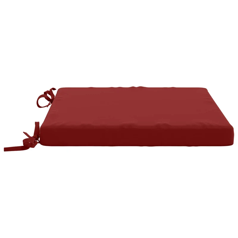 Seat Cushions SOEST 4 pcs 100% Polyester Wine Red