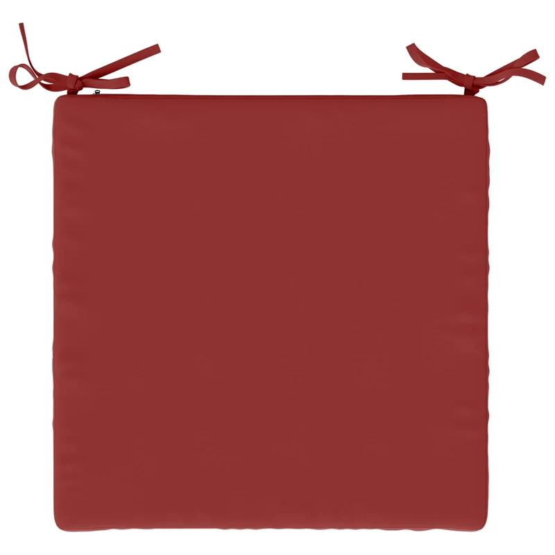 Seat Cushions SOEST 4 pcs 100% Polyester Wine Red