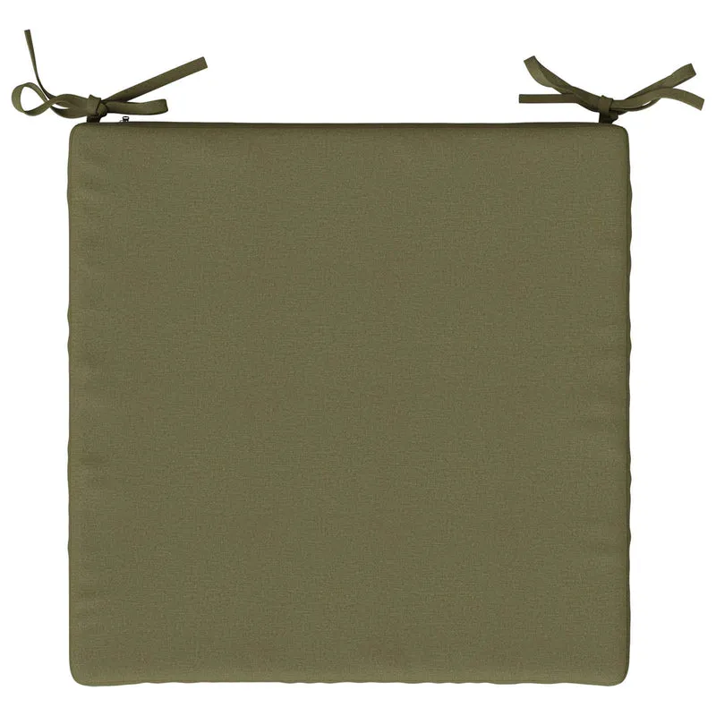Seat Cushions SOEST 4 pcs 100% Polyester Olive Green
