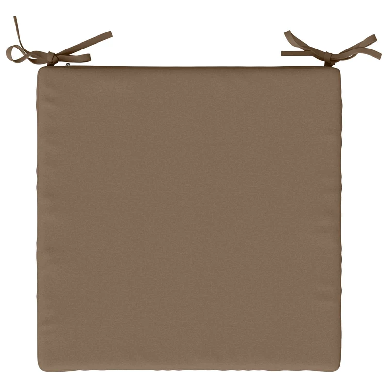 Seat Cushions SOEST 4 pcs 100% Polyester Taupe 40 x 40 x 7 cm