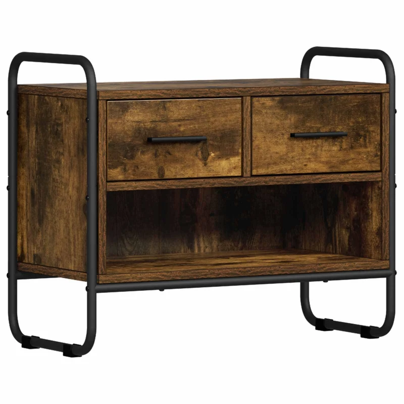 TV Cabinet 60 x 30 x 50 cm Smoked Oak Engineered Wood