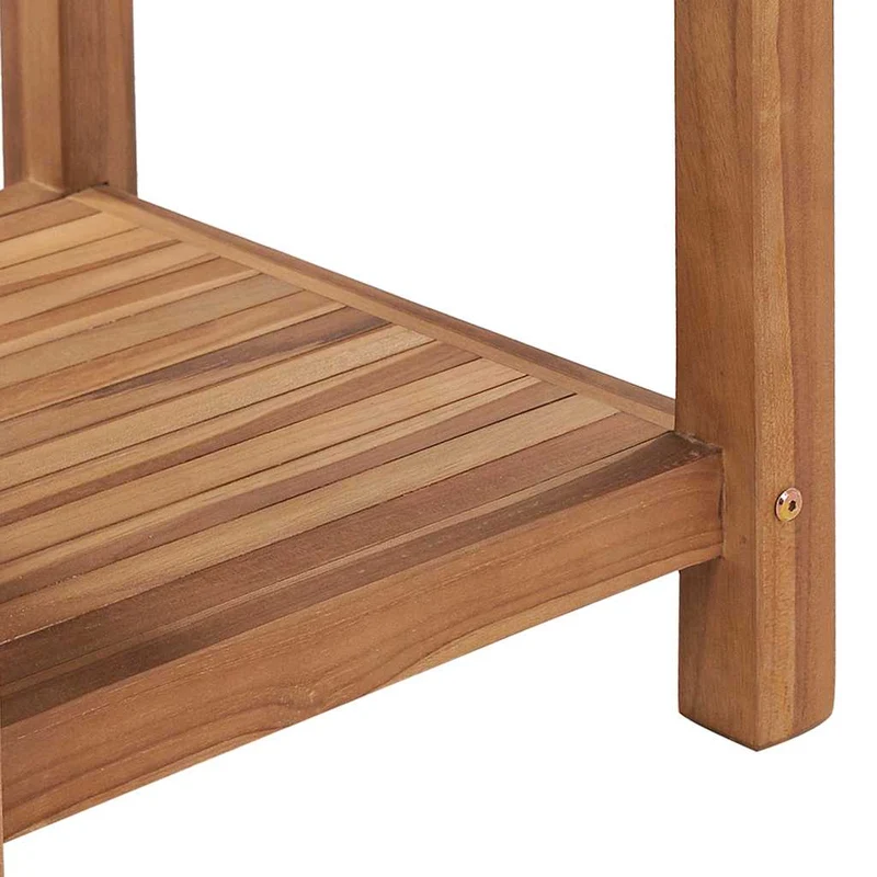 48979 vidaXL Coffee Table 45x45x45 cm Solid Teak Wood