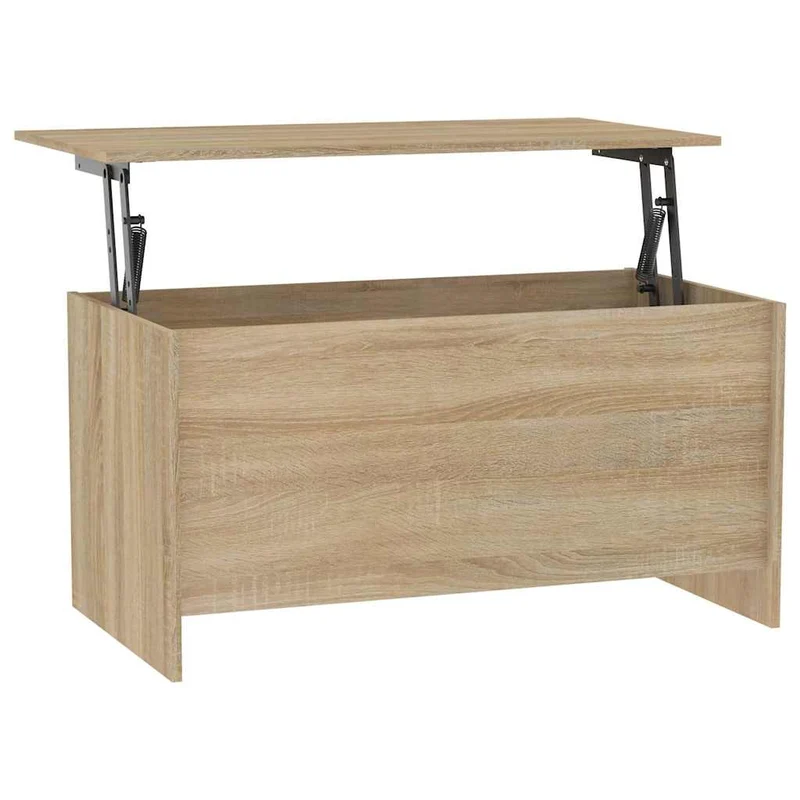 Coffee Table Sonoma Oak 102x55,5x52,5 cm Engineered Wood