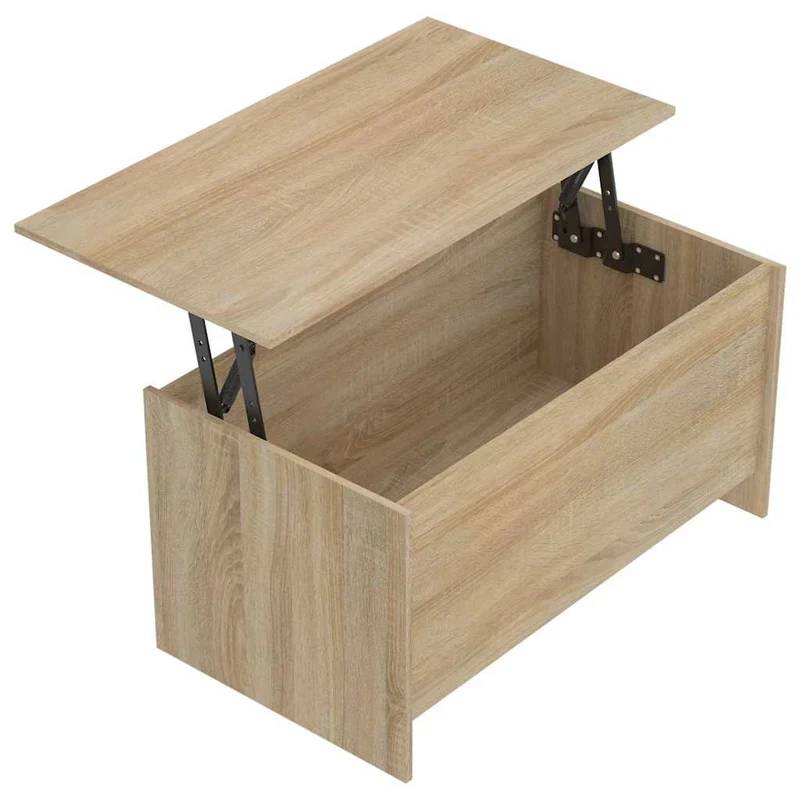 Coffee Table Sonoma Oak 102x55,5x52,5 cm Engineered Wood