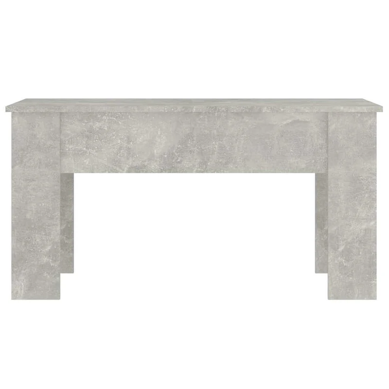 Coffee Table Concrete Grey 101x49x52 cm Engineered Wood