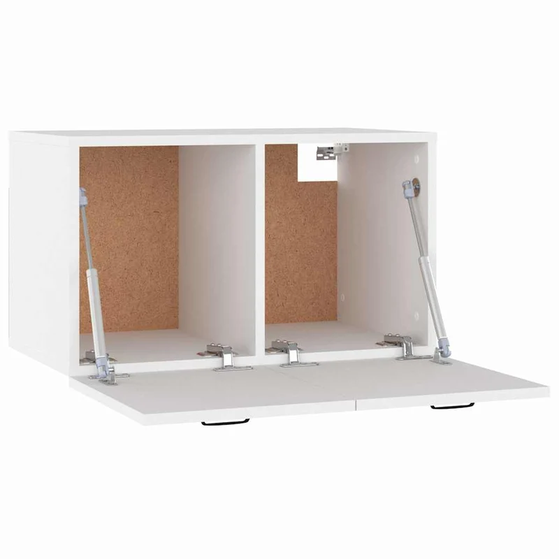 812915 vidaXL Wall Cabinet White 60x36,5x35 cm Engineered Wood