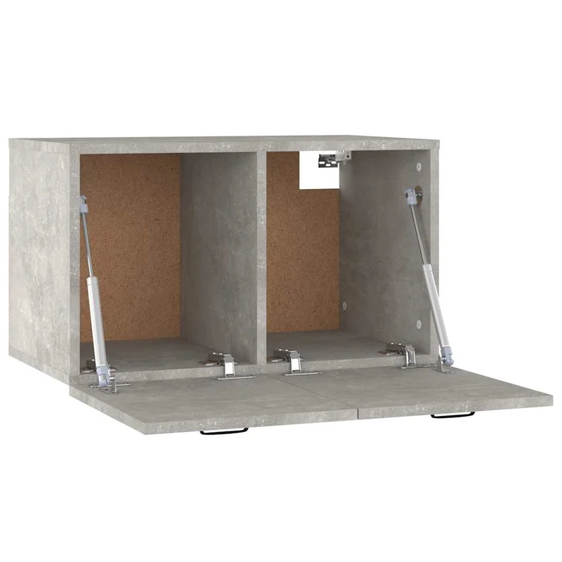 Wall Cabinet Concrete Grey 60x36,5x35 cm Engineered Wood