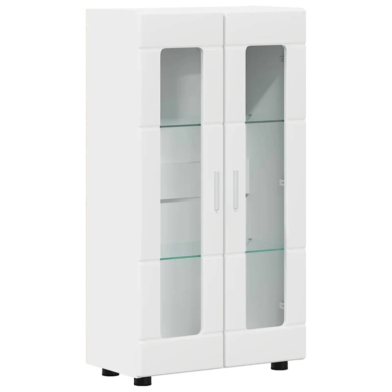 TV Cabinet Set FLORIN 3 pcs White Engineered Wood
