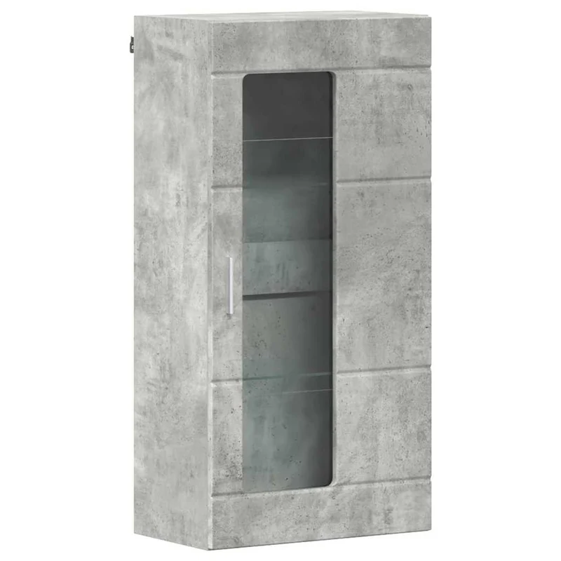 TV Cabinet Set FLORIN 3 pcs Concrete Grey Engineered Wood