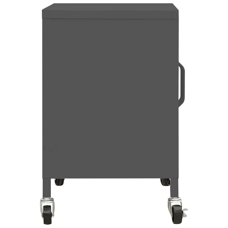 336267 vidaXL Storage Cabinet Anthracite 60x35x56 cm Steel