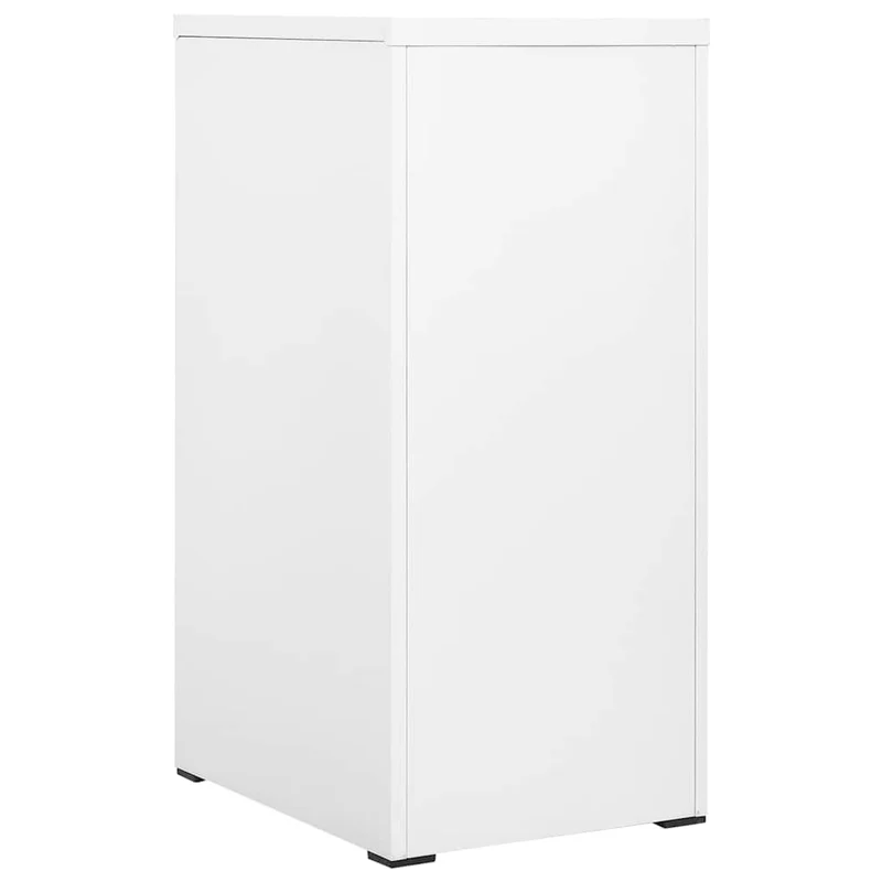 Filing Cabinet White 46x62x102.5 cm Steel