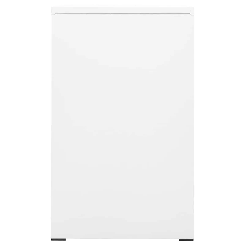 Filing Cabinet White 46x62x102.5 cm Steel