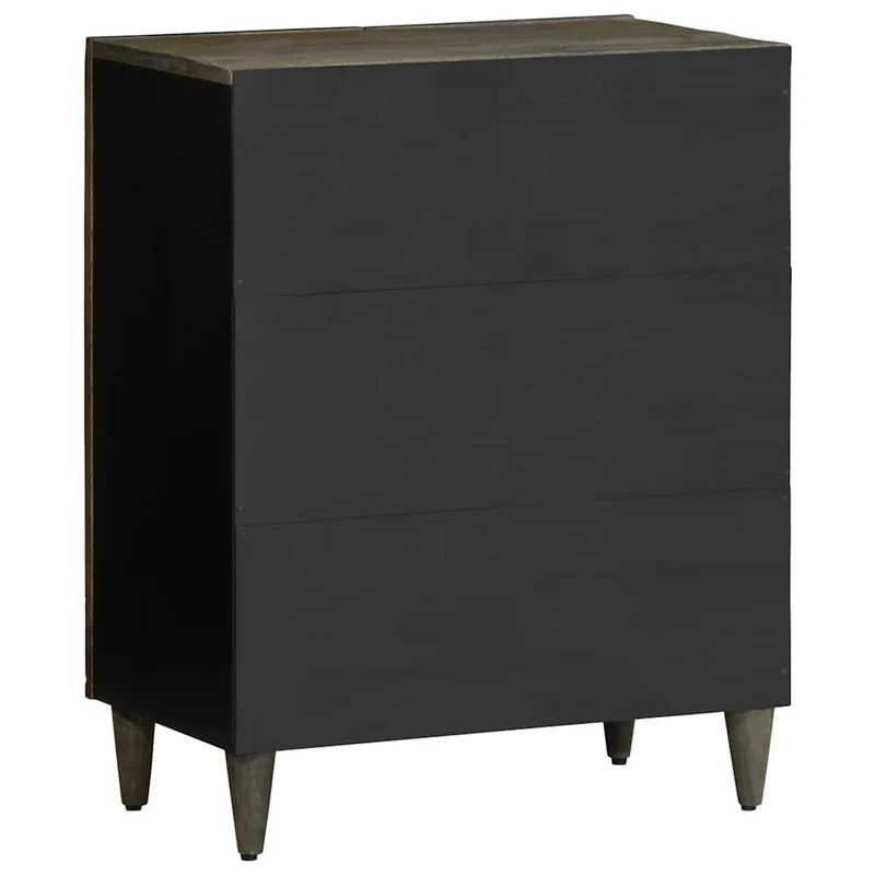Sideboard Light Grey 60x33,5x75 cm Solid Wood Mango