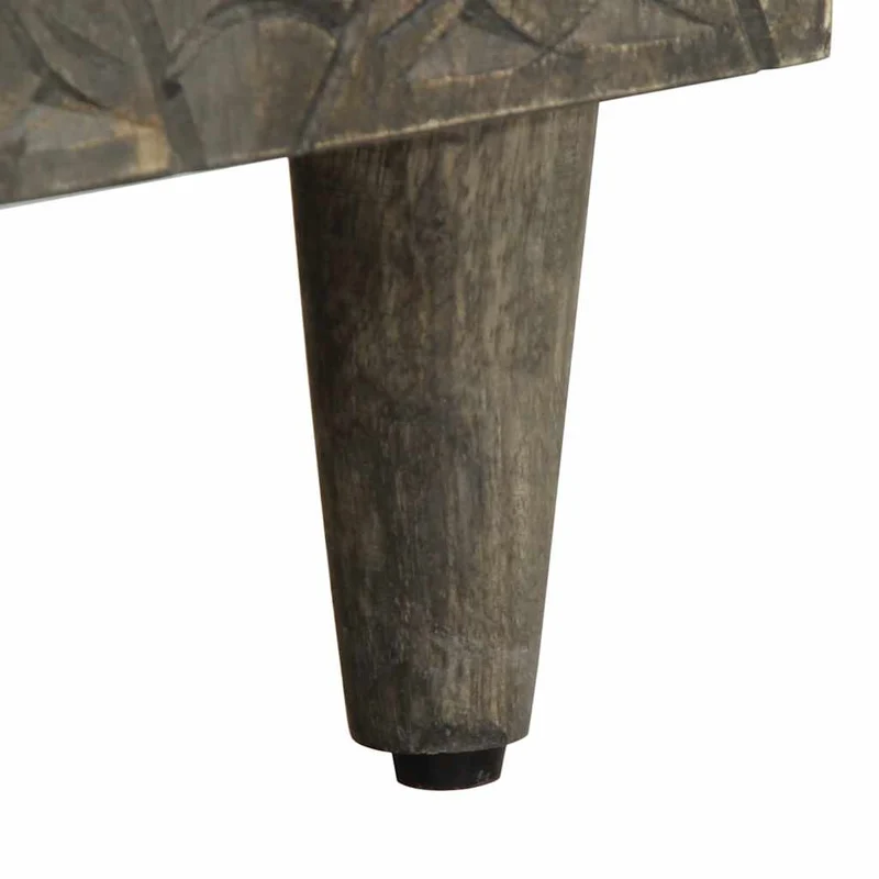 Sideboard Light Grey 60x33,5x75 cm Solid Wood Mango