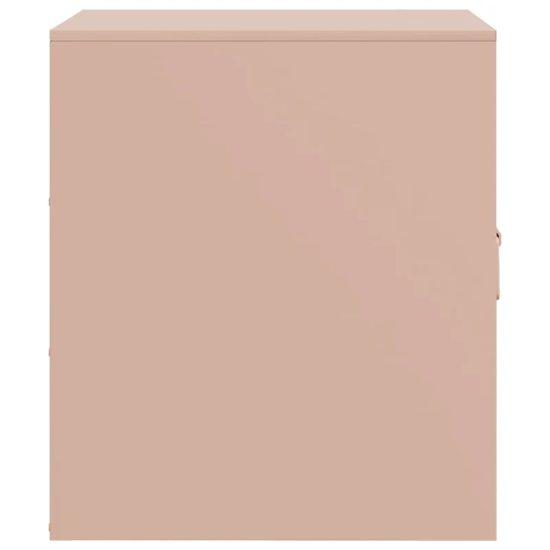Bedside Cabinet Pink 34,5x39x44 cm Steel