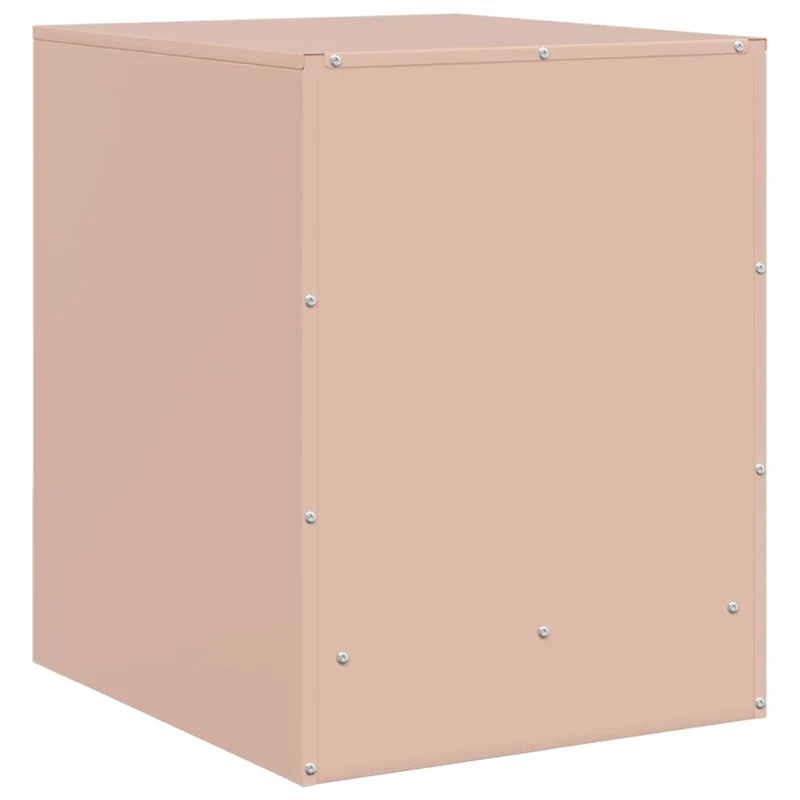 Bedside Cabinet Pink 34,5x39x44 cm Steel