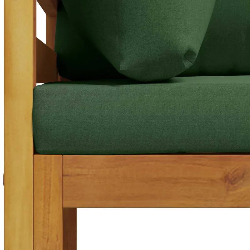 Sectional Corner Sofa with Cushions 2 pcs 2-Seater