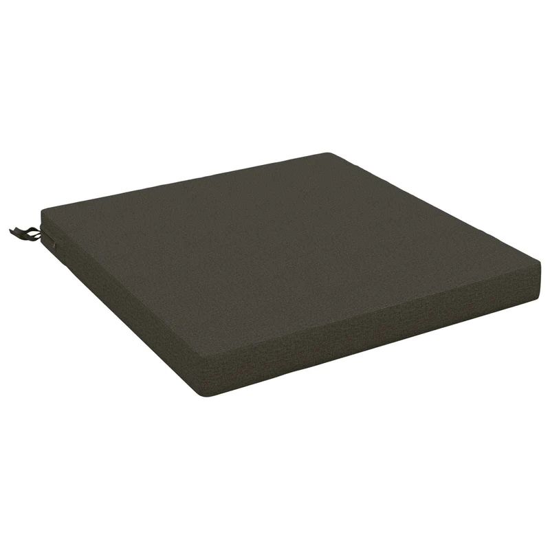 Seat Cushions SOEST 100% Polyester Anthracite 60 x 60 x 7 cm