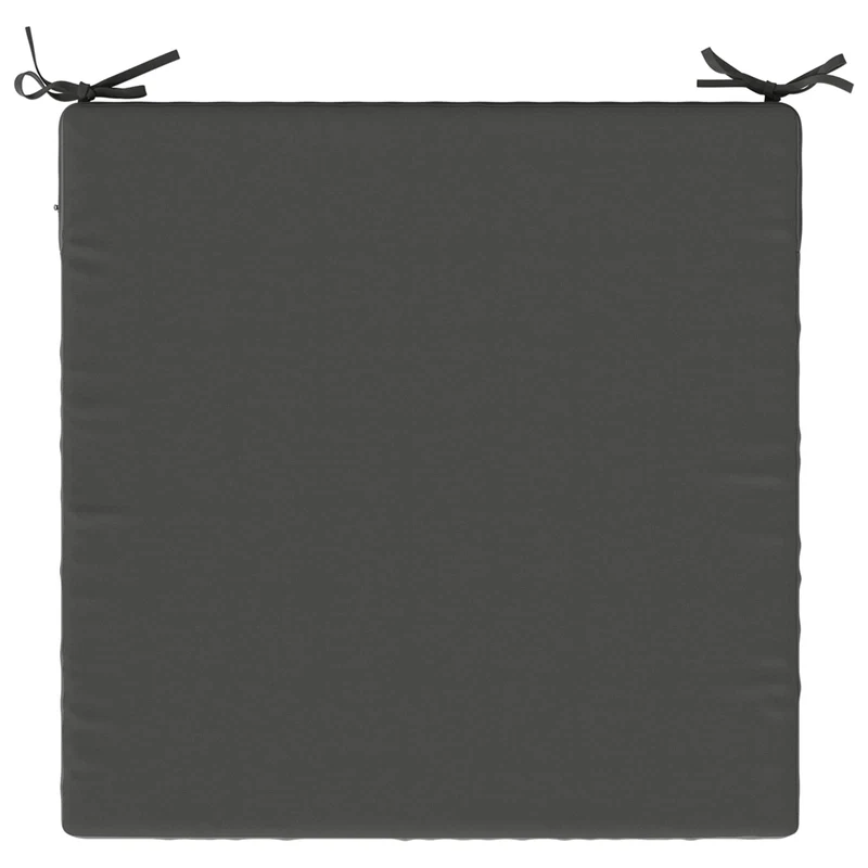 Seat Cushions SOEST 100% Polyester Anthracite 60 x 60 x 7 cm