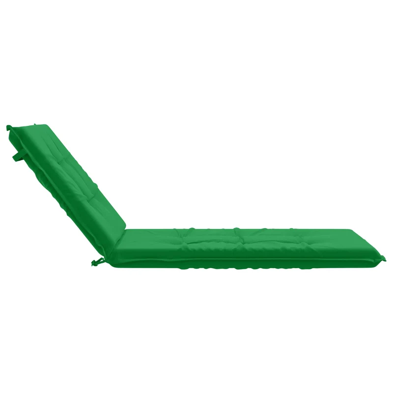 Sunlounger Cushion GEMERT 100% Polyester Green 190 x 80 x 9 cm
