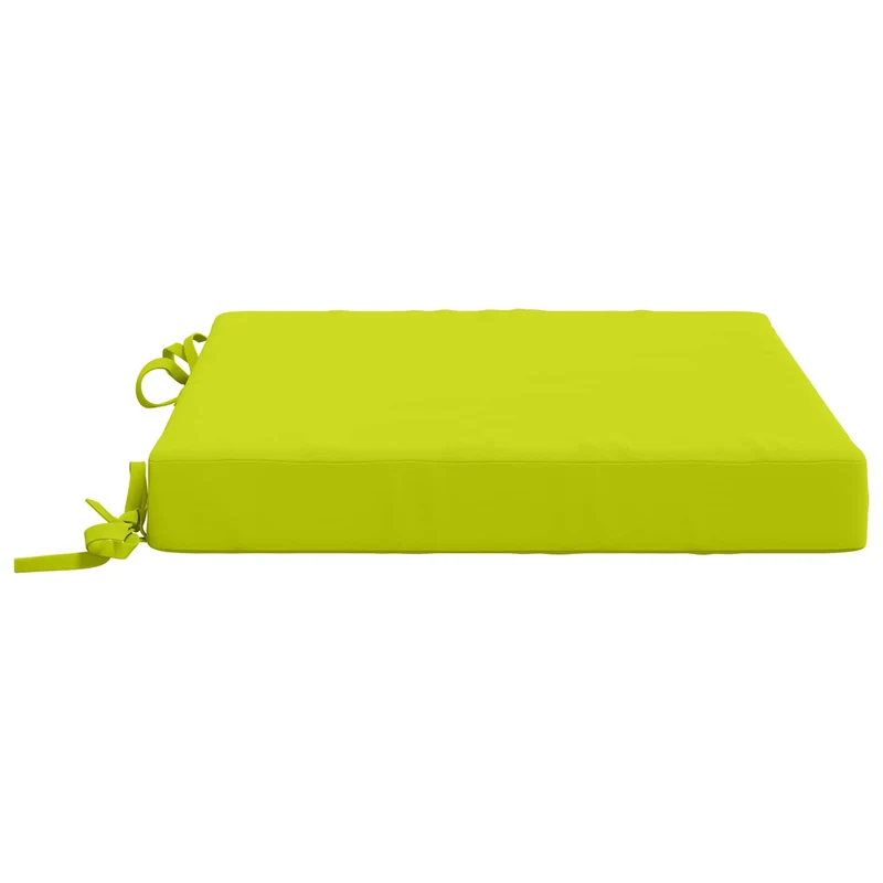 Seat Cushions SOEST 4 pcs 100% Polyester Bright Green