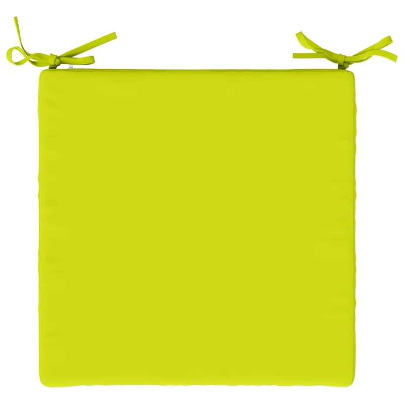Seat Cushions SOEST 4 pcs 100% Polyester Bright Green
