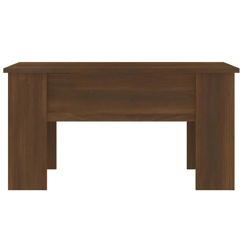 Coffee Table Brown Oak 79x49x41 cm Engineered Wood