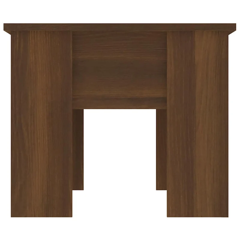 Coffee Table Brown Oak 79x49x41 cm Engineered Wood