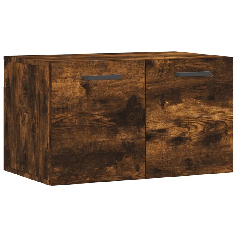 Wall Cabinet Smoked Oak 60x36,5x35 cm Engineered Wood