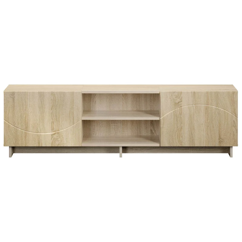 TV Stand 140 x 34.5 x 40 cm Sonoma Oak Engineered Wood