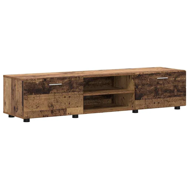 TV Cabinet Set FLORIN 3 pcs Old Wood Engineered Wood