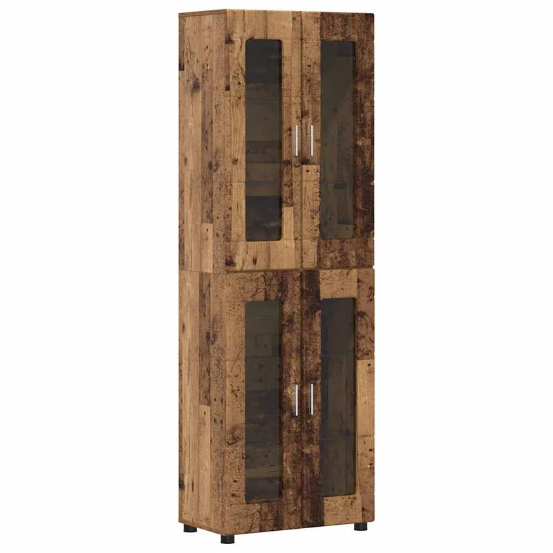 TV Cabinet Set FLORIN 3 pcs Old Wood Engineered Wood