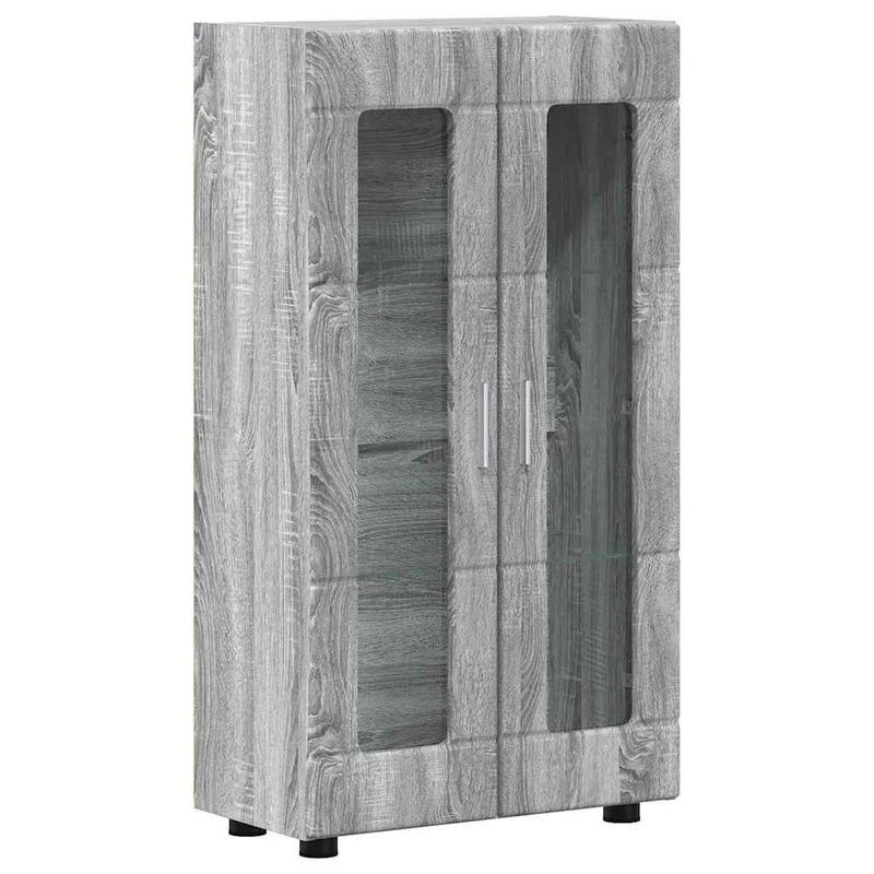 TV Cabinet Set FLORIN 3 pcs Grey Sonoma Engineered Wood